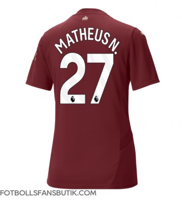 Manchester City Matheus Nunes #27 Replika Tredje Tröja Damer 2024-25 Kortärmad